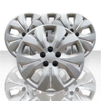 Set of 4 16" 5 Split Spoke Wheel Covers for 2012-2015 Chevy Cruze - Silver