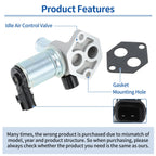 Idle Air Control Valve with Gasket for Ford Mustang (1996–2001) No.F6AZ9F715EA