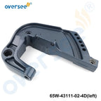 Bracket Clamp Set of 2 for Yamaha Outboard Motor 2T 40HP 4T F25 (65W-43111, 65W-43112)