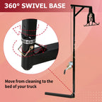 Hitch Mounted Deer Hoist for HECASA (600lb Winch, Swivel, Gambrel)