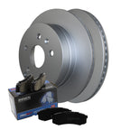 Rear Brake Kit 303mm Rotors & Akebono Pads for Chevy Equinox GMC Terrain (2010–2017)