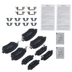 8pcs Ceramic Brake Pads Set for Infiniti FX35 FX45 (2003–2008)