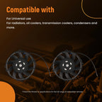 7" Electric System Kit for Universal Car (800CFM, 2900RPM)