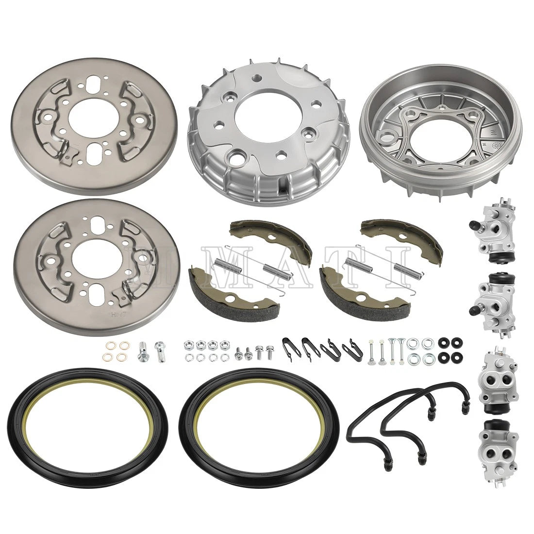 Front Brake Drum Shoes Kit for Honda Foreman 400 TRX400FW (1999–2001)
