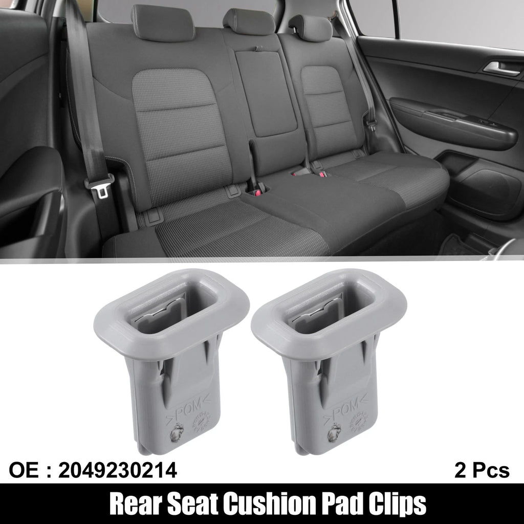 2 Pack Rear Seat Cushion Pad Clips for Mercedes-Benz A220 (2019–2021)