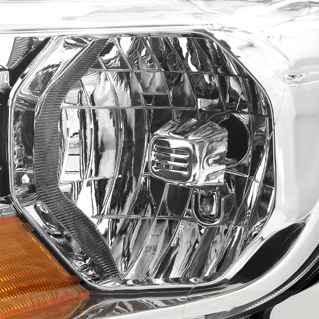 Factory Style Headlights for Ford Ranger XL XLT (2019–2023) - Chrome/Amber