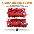 2X Aluminum Valve Covers with Gaskets for Nissan Altima Murano QX60 (2015–2018)