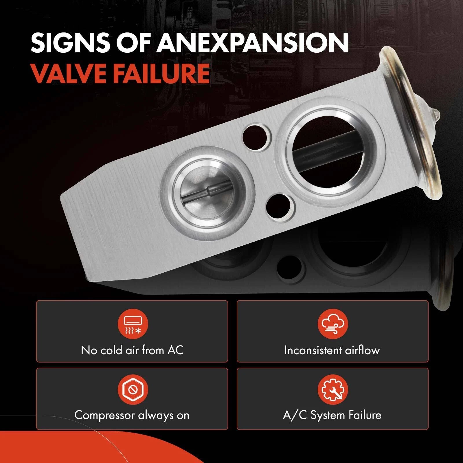 A/C Expansion Valve for Nissan NV1500 NV2500 NV3500 Altima (2012–2021)