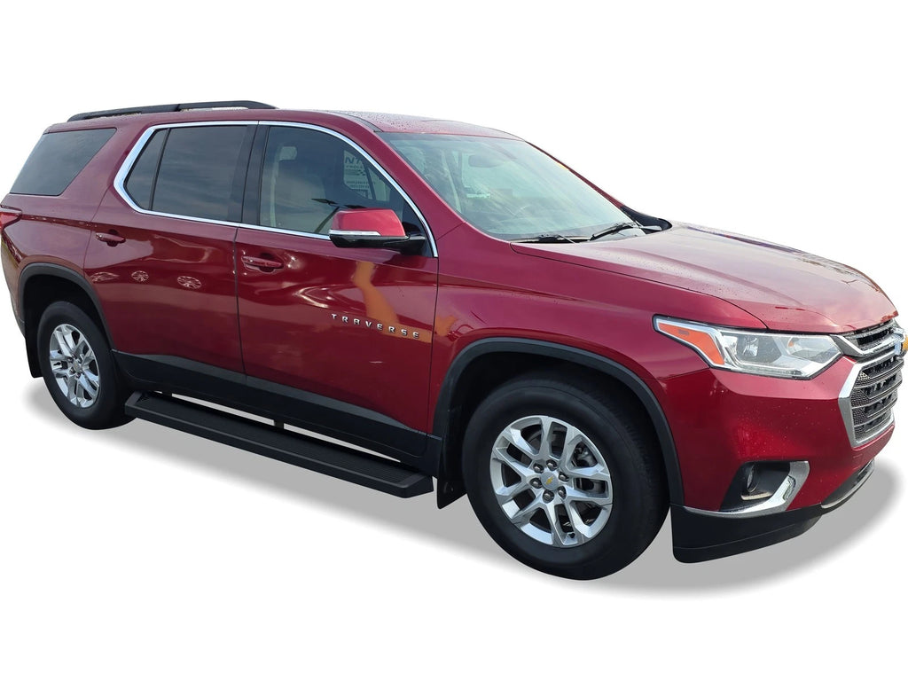 Black Running Boards for Chevy Traverse (2018-2023)