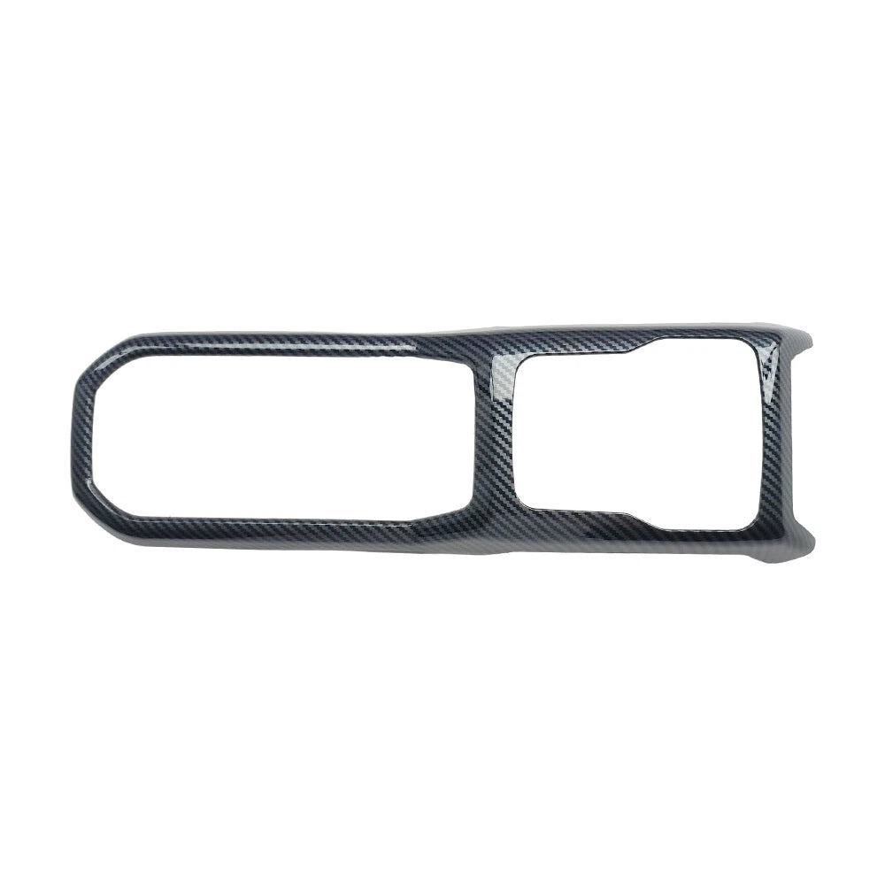 Carbon Look Center Gear Panel Shift Cup Holder Cover for Jeep Wrangler JL JT (2018–2023)