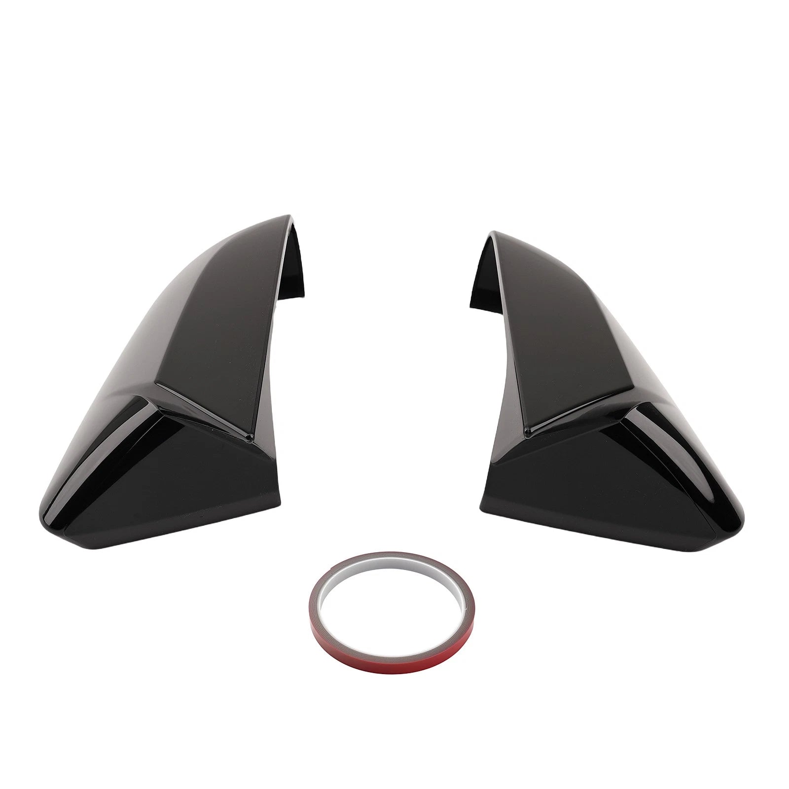 Set of 2 Door Mirror Caps for Ford Mustang (2015–2023) Black ABS