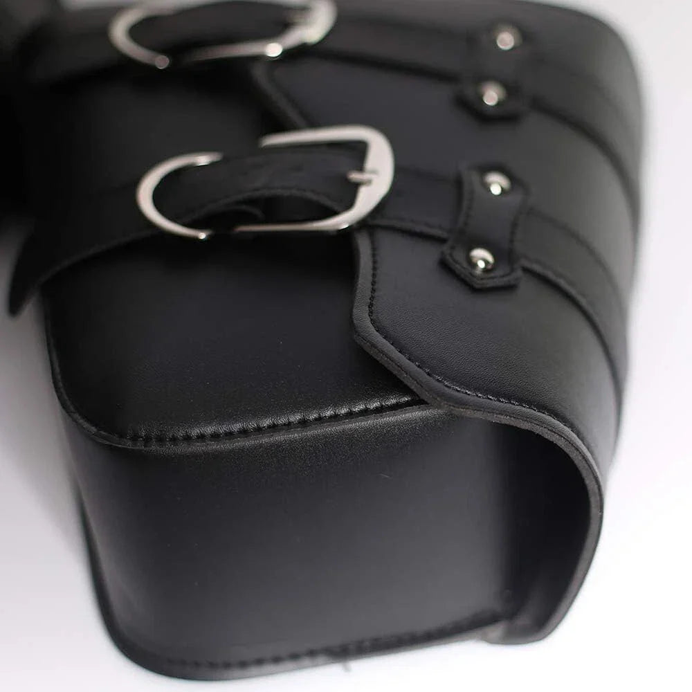 Motorcycle PU Leather Pouch Saddle Bags