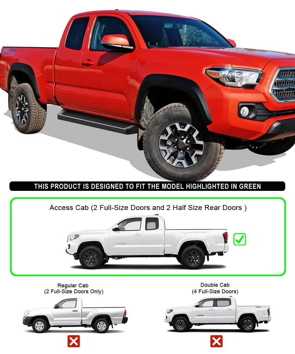 iBoard Running Boards for Toyota Tacoma (2005-2023)