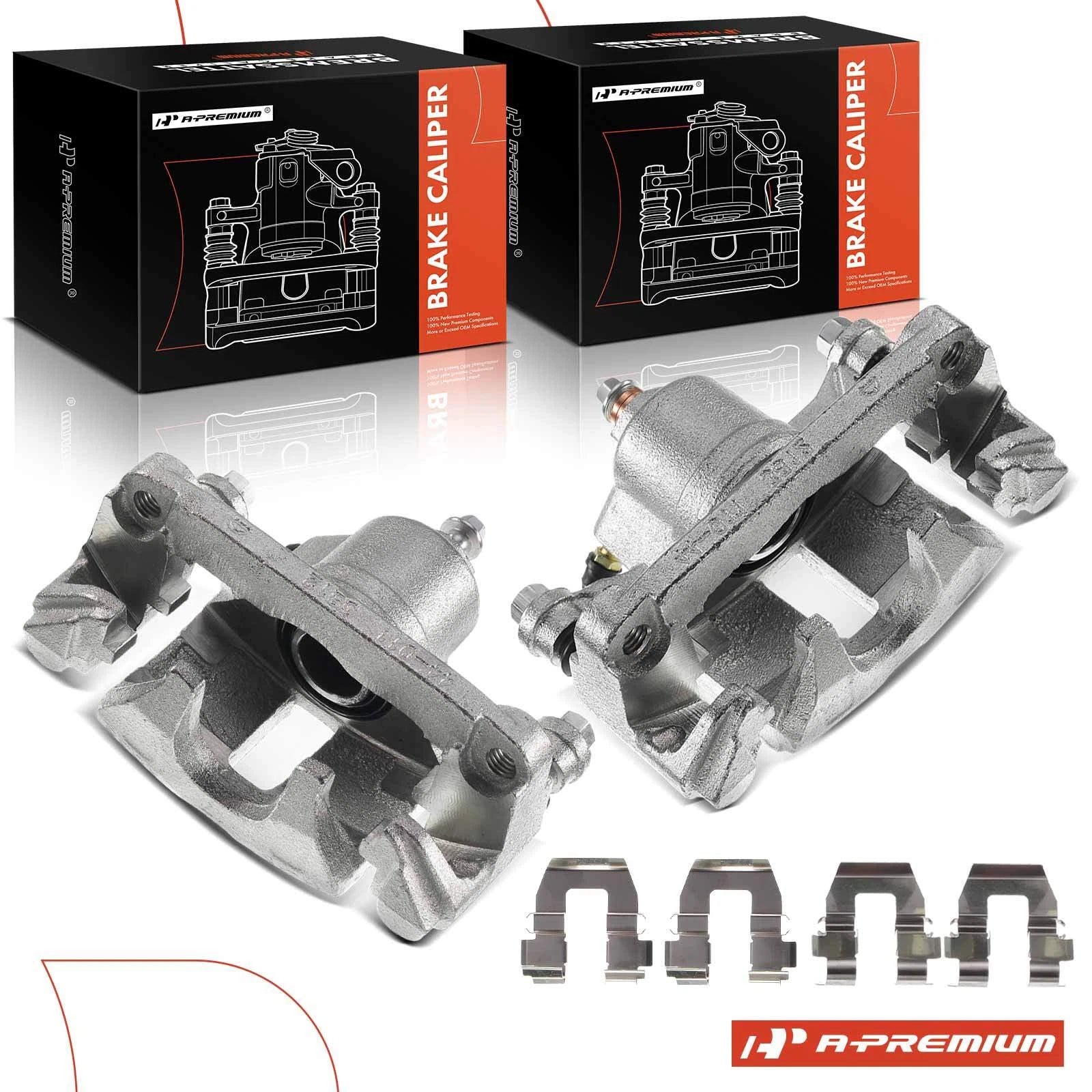 Pair Rear Brake Calipers for Chevrolet Pontiac Buick Olds 
