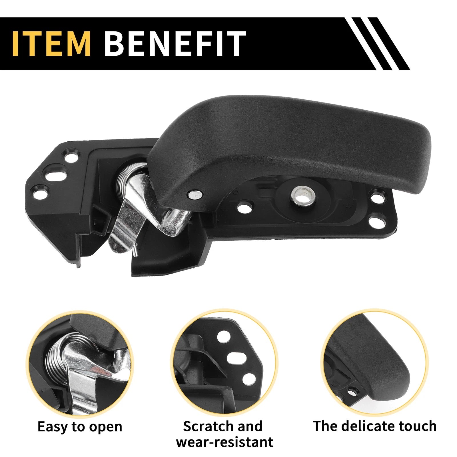 Front Left Interior Door Handle for Chevrolet Silverado 2500 HD (2007–2014) No.20833606