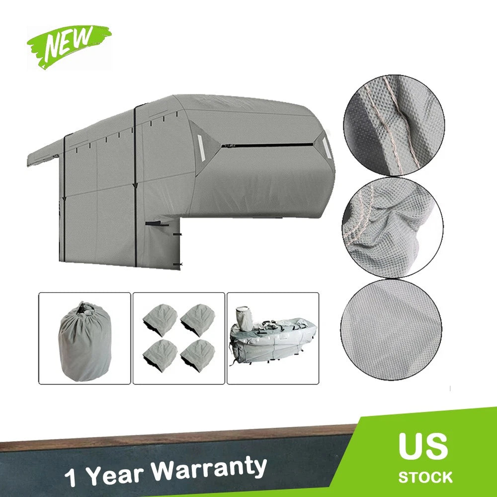 5th Wheel RV Motorhome Camper Storage Cover for 29'-33' FT (YYYY–YYYY)