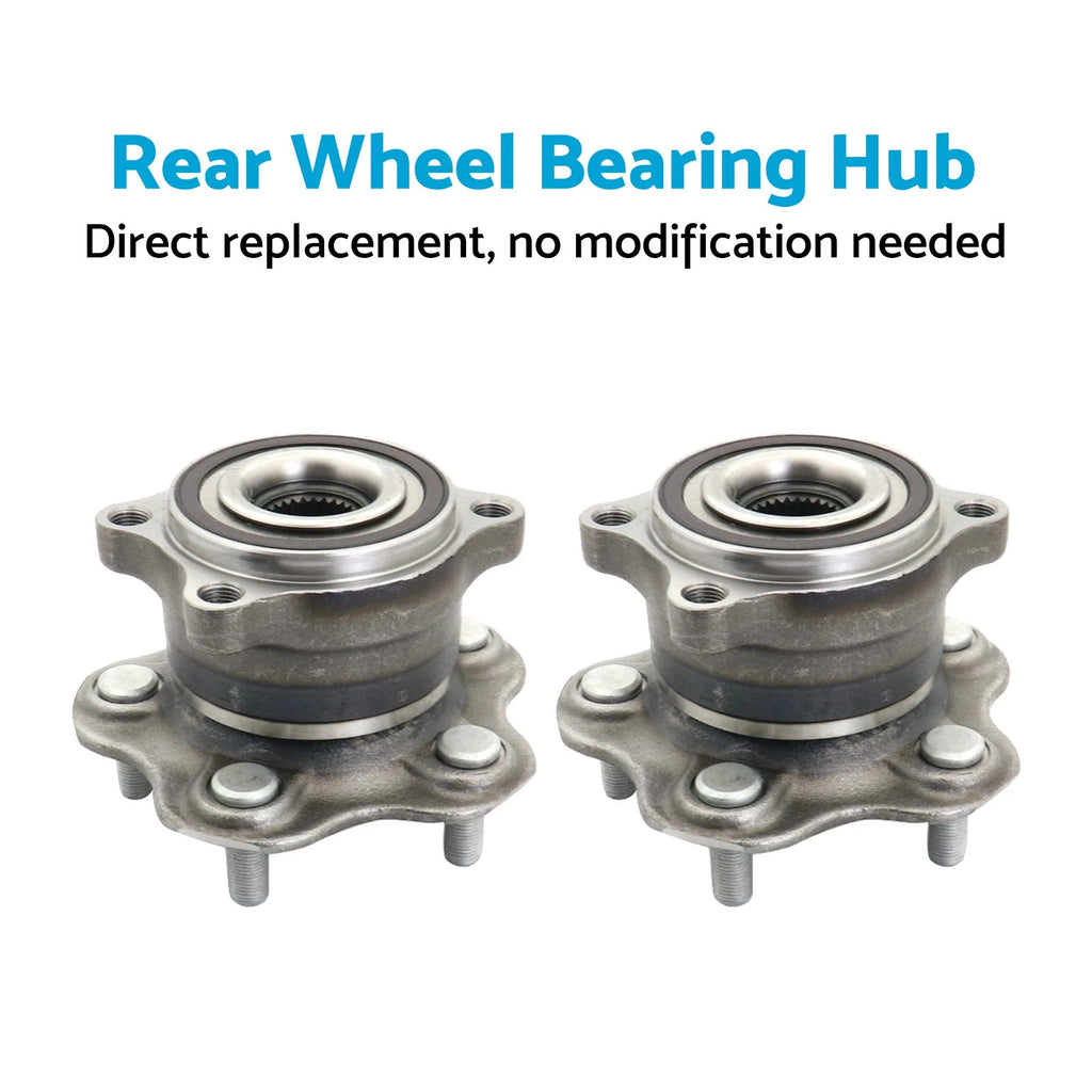 2X Rear Wheel Bearing Hub for Nissan Presage U31 (2003–2009) Teana J31 (2003–2008)