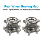 2X Rear Wheel Bearing Hub for Nissan Presage U31 (2003–2009) Teana J31 (2003–2008)