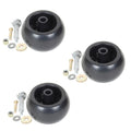 Set of 3 Anti Scalp Roller Wheels for Exmark (103-8415, 116-9981)