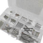 150pcs Cotter Pins Stainless Steel 304 Assorted M1 M1.5 M2 M2.5 for M3