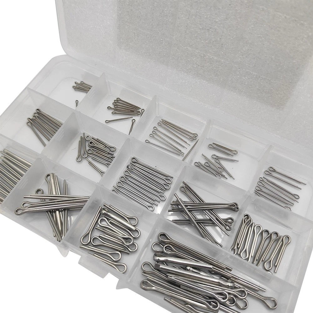 150pcs Cotter Pins Stainless Steel 304 Assorted M1 M1.5 M2 M2.5 for M3