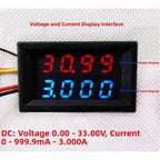 DC 0-200V 4 Digit LED Dual Function Meter for Voltage Current Monitoring