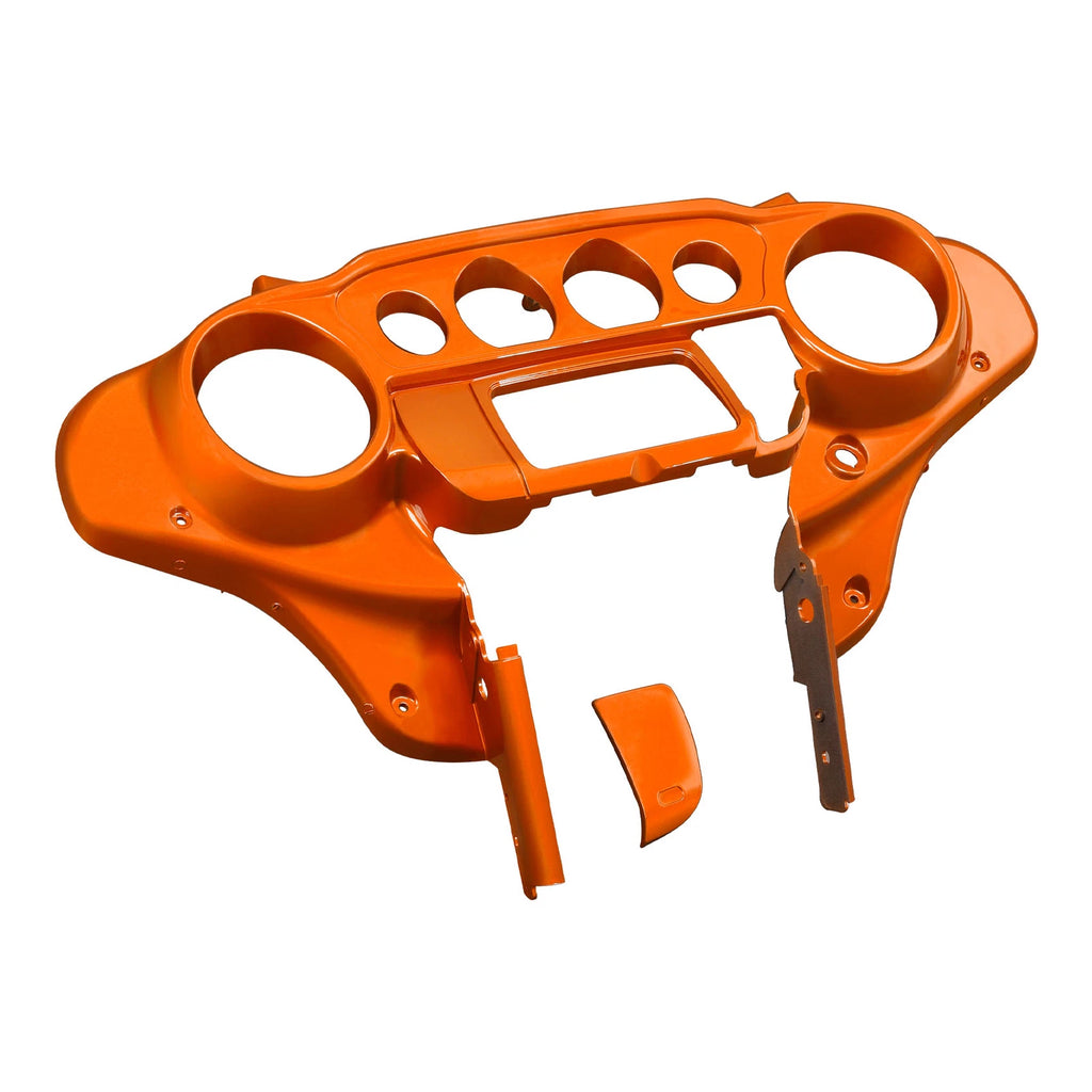Inner Fairing for Harley Touring Electra Glide (2014–2023) Scorched Orange/Black Denim