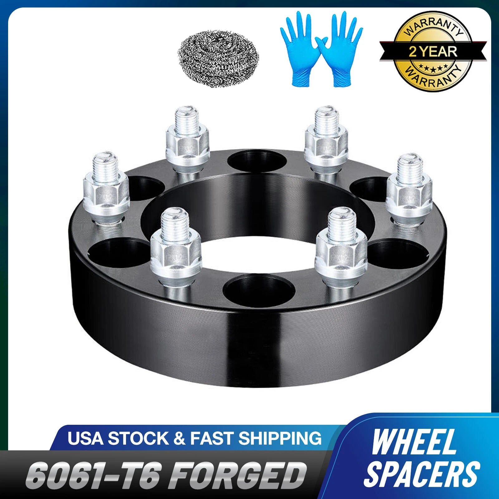 6x5.5 Wheel Spacers Adapters 1.5" 7/16-20 for Chevy GMC (K10 Blazer)