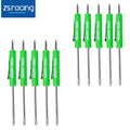 10X Mini Pocket Screwdriver Set with Magnet and Clip