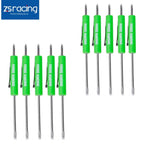 10X Mini Pocket Screwdriver Set with Magnet and Clip
