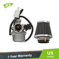 Carburetor Air Filter for 50cc 70cc 90cc 110cc 125cc ATV Dirt Bike Go Kart