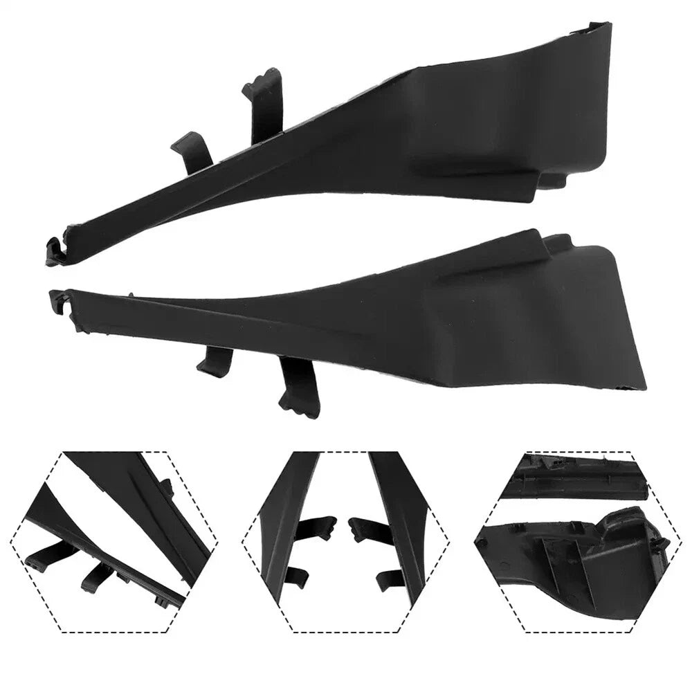 Front Wiper Side Cowl Extension Trim Cover for 2015-2017 Nissan Murano