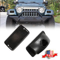 Set of 2 Smoke Lens Front Bumper Turn Signal Lights for Jeep Wrangler TJ (1997–2006)