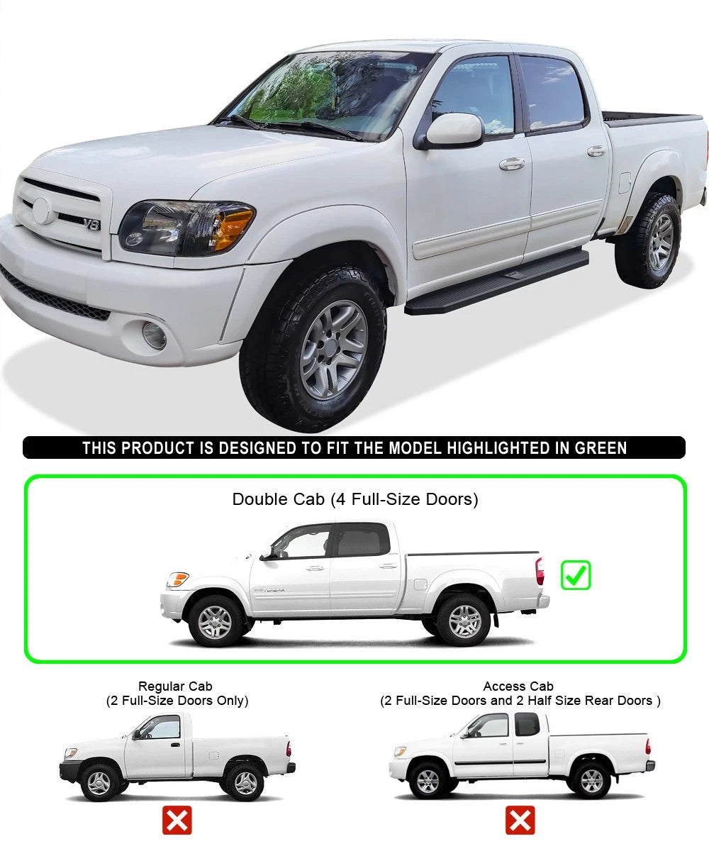 Running Boards for Toyota Tundra Double Cab (2004-2006)