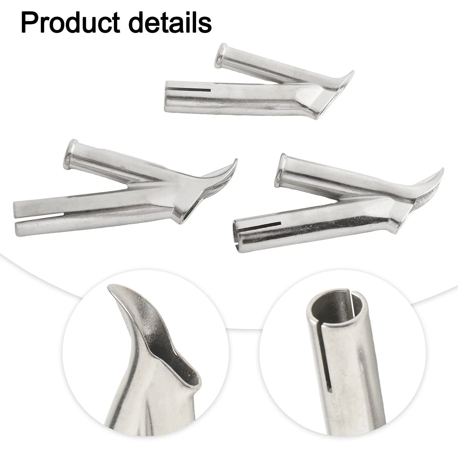 3PC Stainless Steel Nozzle Set for Plastic Welding