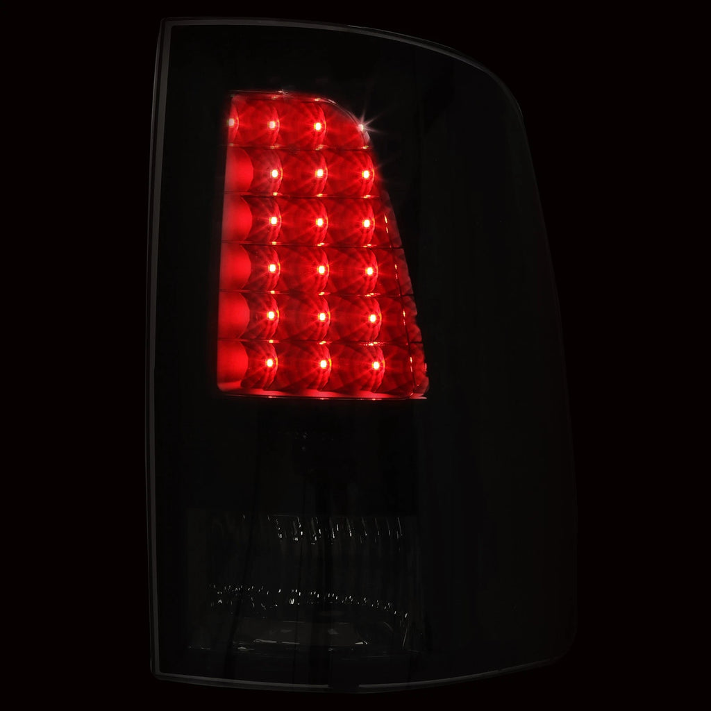 Black Smoke LED Tail Lights for Dodge Ram 1500 2500 3500 (2009-2018)