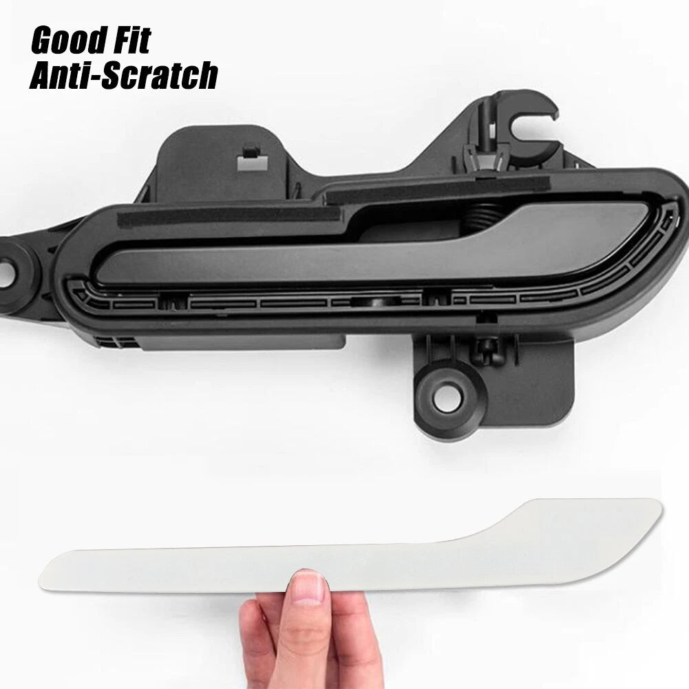 Door Handle Decals for Tesla Model 3 & Model Y (Glossy White)