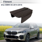 Center Console Cover with Storage Bag for BMW X5 (2014–2018) Deep Brown