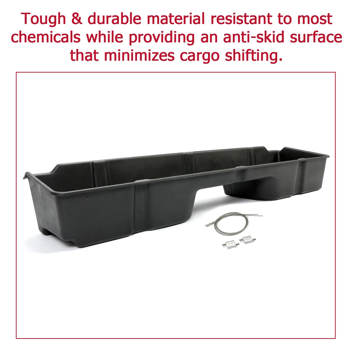Under Seat Storage Box for Chevy GMC Silverado Sierra Extended Cab (1999–2006)