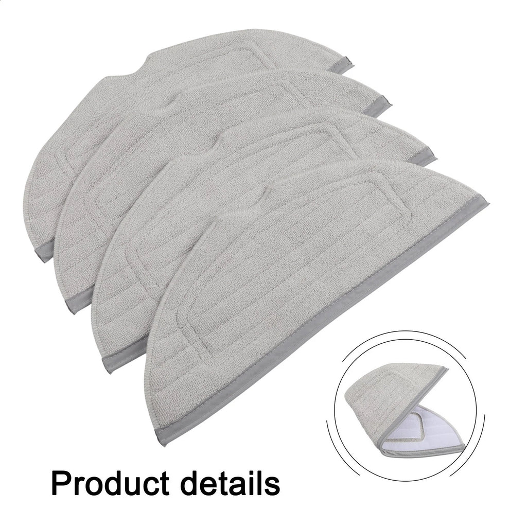 Set of 4 Mop Cloths for Mova Series Robotic Cleaners