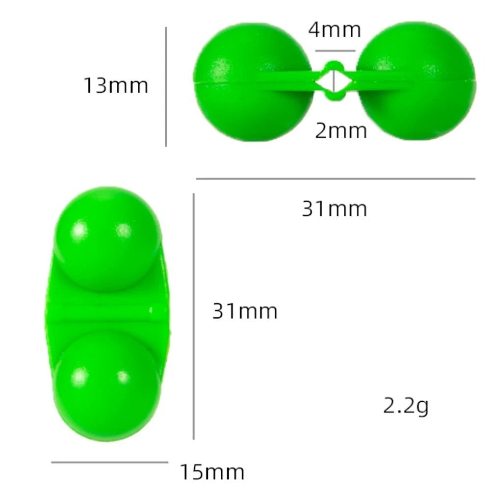 10x Inline Rattle Beads for Catfish Fishing Terminal Tackle