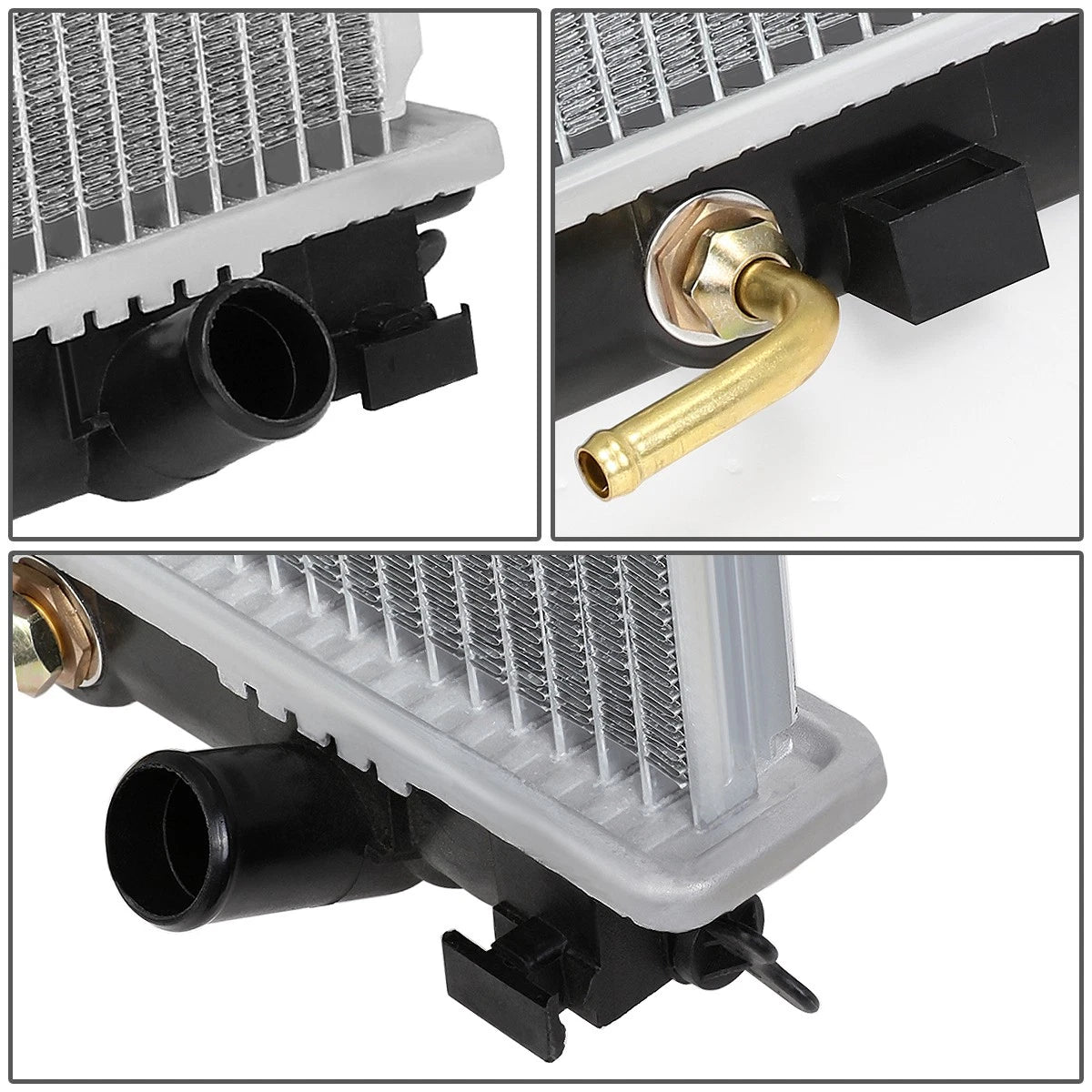 Aluminum Core Replacement Radiator for Honda Civic CRX (1988–1991) 886