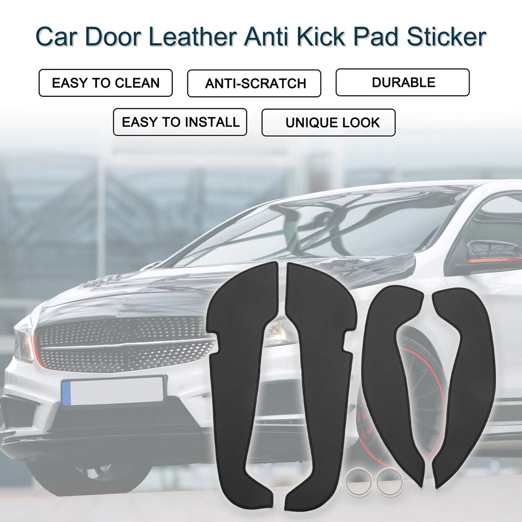 Set of 1 Car Door Leather Anti Kick Pad Sticker for Mercedes-Benz A Class (2014)