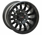 System 3 Sb8 Wheel 15x10 5+5 Matte Black for ATV/UTV (2000–2023)