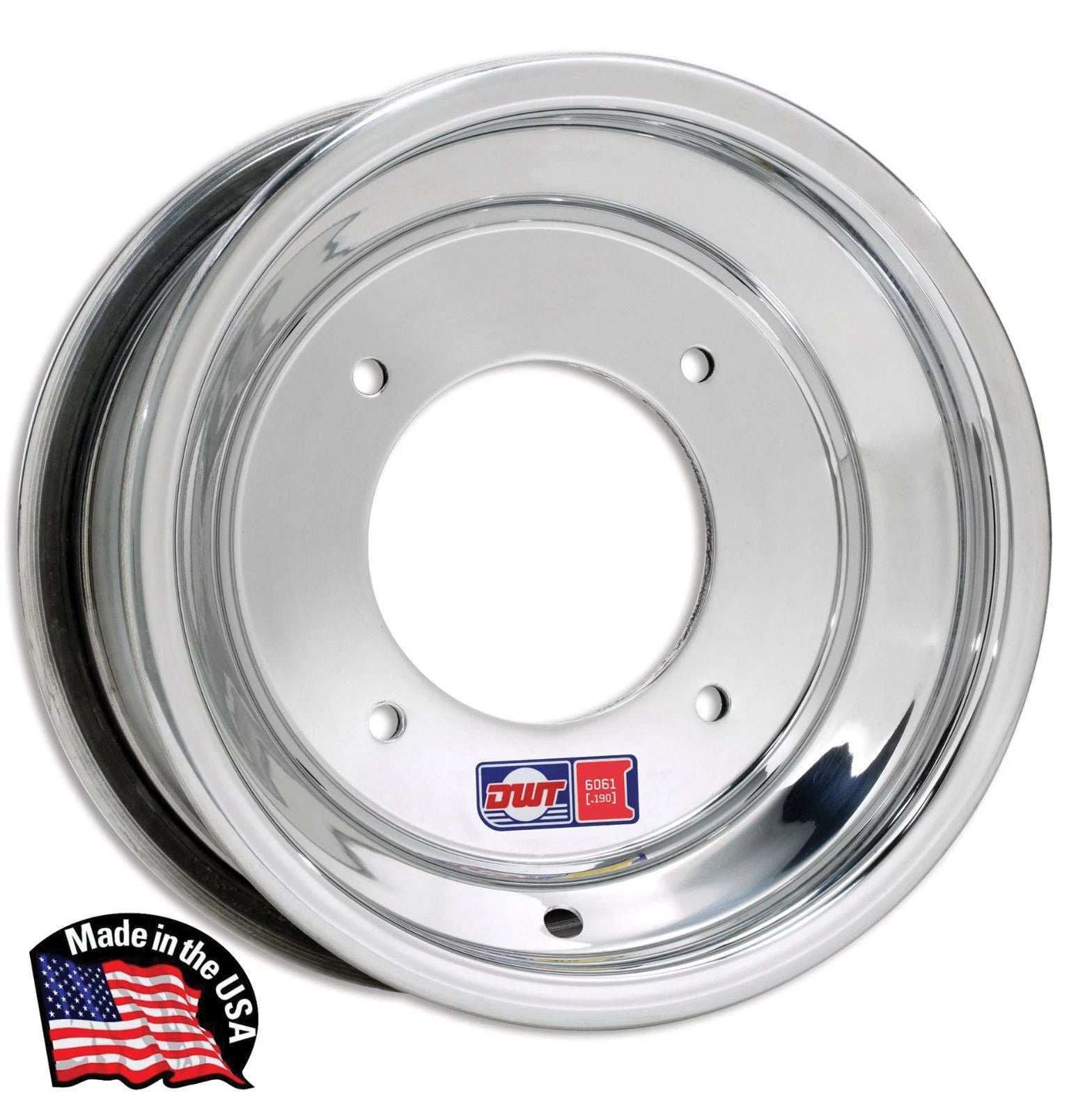11" Polished Front Wheel Rim for Honda ATC 200X 1983–1985, 250R 1983–1984