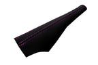 Leather Emergency Brake Boot Cover for Nissan 350Z (2003–2008) Purple Stitch