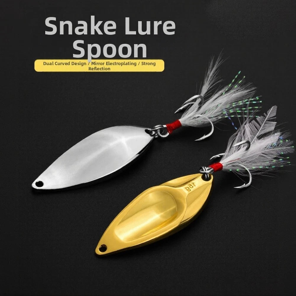 Zinc Alloy Spinner Spoon Lure 10g 15g 20g for Freshwater Game Fish