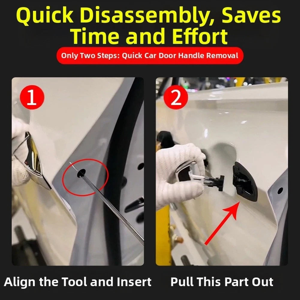 Car Door Handle Removal Wrench for Universal Use (Stainless Steel)