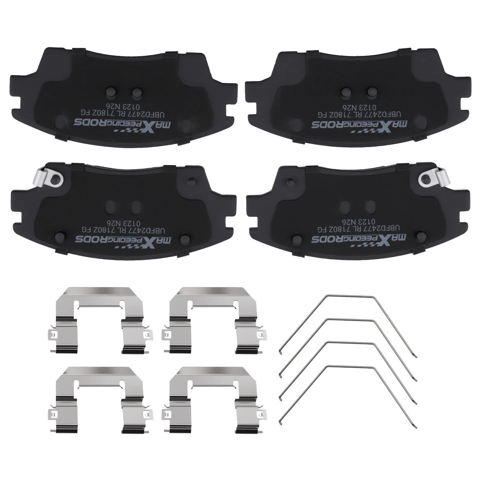 Front Ceramic Brake Pads Kit for Hyundai Elantra Tucson Kia Sportage (2016–2022)