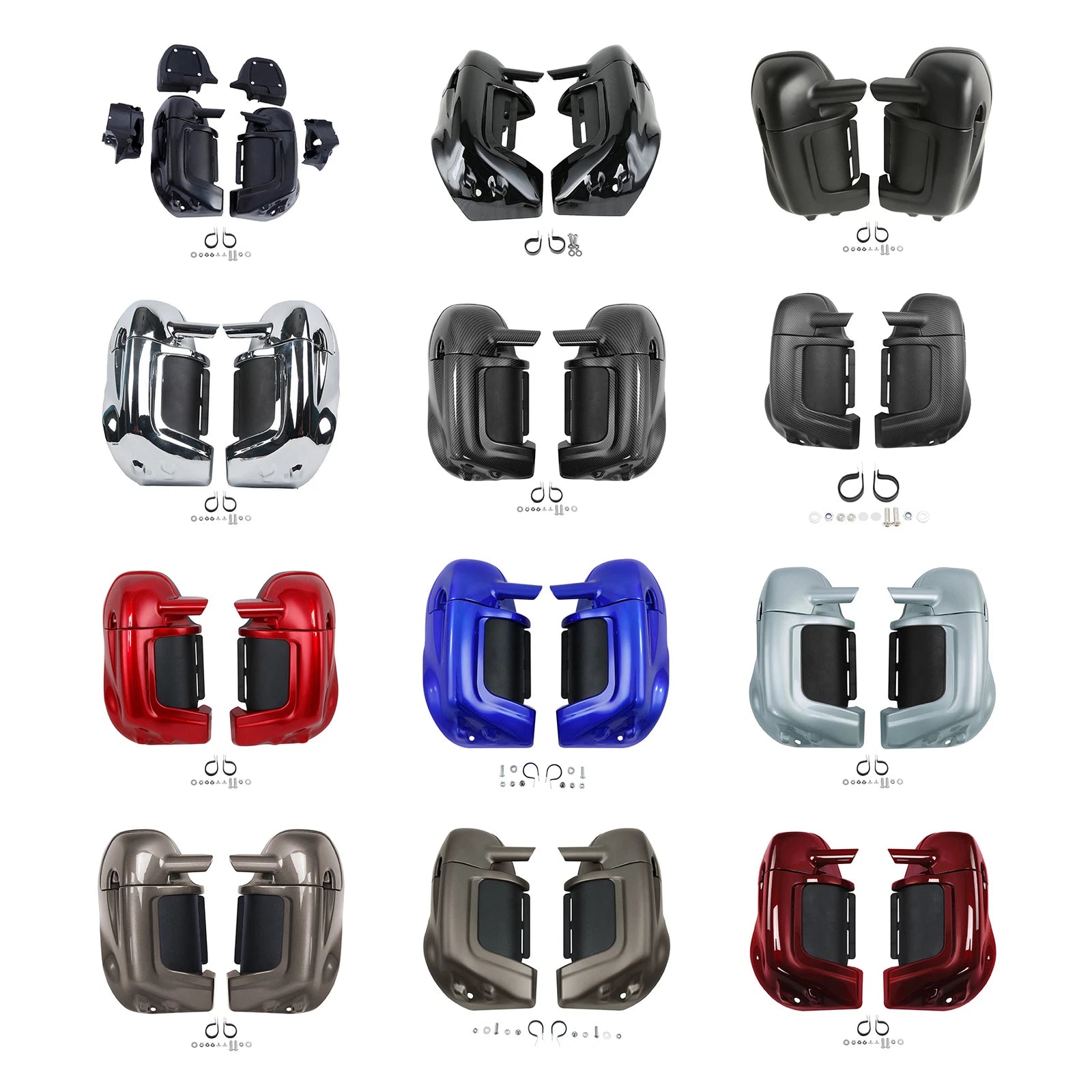 Lower Vented Leg Fairings for Harley Touring Street Road Glide (1983–2013)